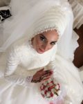 Ayla Biçkin Türbanlı Gelin Başı Gelin Saçı ve Makyajı Fiyatları Kartal İstanbul