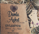 Selinin Atölyesi Düğün Davetiyesi Fiyatları Gaziemir İzmir